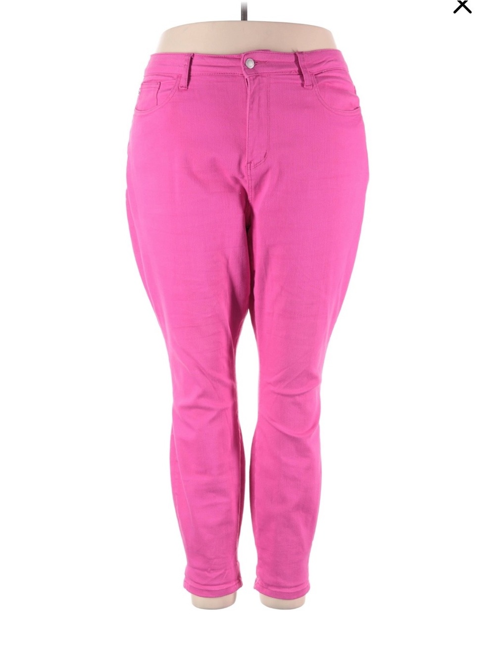 Judy Blue Vibrant Hot Pink Skinny Jeans